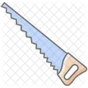 Hacksaw Awesome Lineal Color Icon Icône