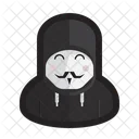 Hacktivist Hacker Spy Icon