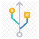 Anschluss Verbindung Usb Symbol