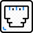 Anschluss Port Symbol