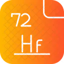 Hafnium Periodic Table Chemistry Icon