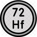 Hafnium Periodic Table Chemistry Icon
