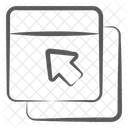 Clic Cursor Flecha Que Apunta Icono