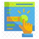 Haga Clic Cursor Mano Icon