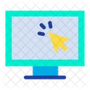 Puntero Pantalla Display Icon