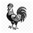 Hahn Henne Vogel Symbol