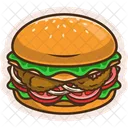 Burger Fast Food Essen Symbol