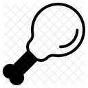 Hahnchenschenkel Essen Hahnchenstuck Symbol
