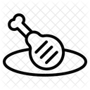 Hahnchenschenkel Symbol