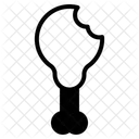 Hahnchenschenkel Essen Hahnchenstuck Symbol