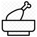 Hahnchenschenkel Symbol