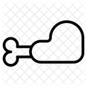 Hahnchenschenkel Symbol