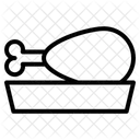 Hahnchenschenkel Symbol
