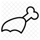 Hahnchenschenkel Essen Hahnchenstuck Symbol