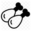 Hahnchenschenkel Symbol
