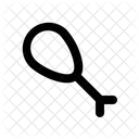 Hahnchenschenkel Hahnchen Essen Symbol