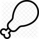 Hahnchenschenkel Symbol