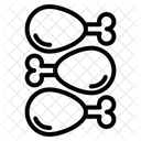 Metzger Fleisch Rindfleisch Symbol