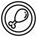 Metzger Fleisch Rindfleisch Symbol