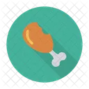 Fleisch Beinstuck Rindfleisch Symbol