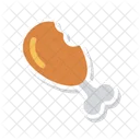 Fleisch Beinstuck Rindfleisch Symbol