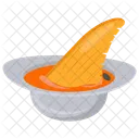 Haifischflossensuppe Suppe Schussel Symbol