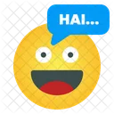 Hai-Emoticon  Symbol