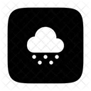 Hail Cloud Winter Icon