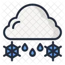 Hail Cloud Rain Icon