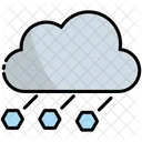 Hail Weather Cloud Icon