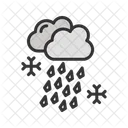 Hail Weather Cloud Icon