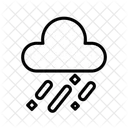 Hail Weather Cloud Icon