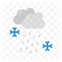 Hail Weather Cloud Icon