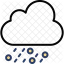 Hail Snow Cold Weather Icon