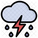 Hail Storm Nature Storm Icon