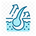 Hair Care Icons Color Blue Icon