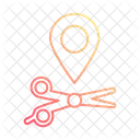 Hair cut location  Icon
