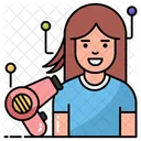 Hair Beauty Hair Dryer Icon