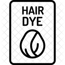 Hair Dye Icon - Download in Line Style