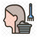 Hair Treatment Beauty Hair Dye Brush Icon
