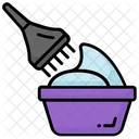 Hair Dyeing Coloring Icon