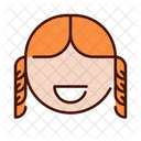 Hair Woman Face Head Icon