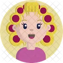 Beauty Rollers Hair Icon