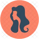 Hair Wig Woman Icon