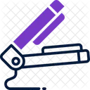 Hair Iron Heat Icon