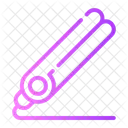 Hair Iron Styling Salon Icon