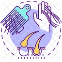 Hair Loss Stress Icon