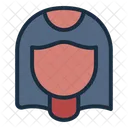 Hair Loss Trichology Woman Icon