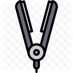 Hair straightener  Icon