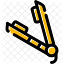 Hair Straightener Styling Icon